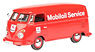 VW T1 ボックスバン Mobiloil Service (レッド) (ミニカー)