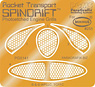 Photo-Etched Parts Set for Rocket Transport Spindrift Engine Grills (Plastic model)