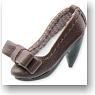 Ribbon Pumps (Dark Brown) (Fashion Doll)