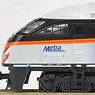 MP36PH Chicago METRA, Gallery Bi-Level Commuter Train (Silver/Black/Blue/Orange Line) (Basic 4-Car Set) (Model Train)