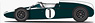 COOPER T53 1960 英国グランプリ ウィナー (No.1/JACK BRABHAM) (ミニカー)