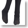 Knee High Socks (Black) (Fashion Doll)