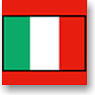 世界の国旗 クリアボールペンE (イタリア) (キャラクターグッズ)
