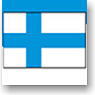 世界の国旗 クリアボールペンL (フィンランド) (キャラクターグッズ)