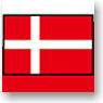 世界の国旗 クリアボールペンM (デンマーク) (キャラクターグッズ)