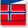 世界の国旗 クリアボールペンN (ノルウェー) (キャラクターグッズ)