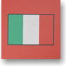 世界の国旗 クリアスケールE (イタリア) (キャラクターグッズ)