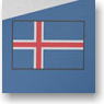 世界の国旗 クリアスケールO (アイスランド) (キャラクターグッズ)