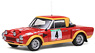 フィアット 124 ABARTH RALLYE - #4 M.Alen / I. Kivimaki - Winner Rallye de Portugal 1974 (ミニカー)