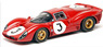 フェラーリ 330 P4 ベルリネッタ S.E.F.A.C. #0856 モンツァ 1000km 1967 ウィナー No.3 (ミニカー)