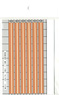 Second Class (B-Shindai) Sleeper Compartment Sheet for Series 14, 24 (without Cover/Orange) (for TOMIX Series 14, 24) (Model Train)