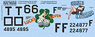米陸軍 B-29  第73爆撃航空団 498爆撃航空群 42-24895 `Lucky Leven` (他) (プラモデル)