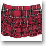 PNXS High Mini Teared Skirt (Red Check) (Fashion Doll)