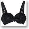 50cm Lace Bra & Shorts set (Black) (Fashion Doll)