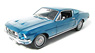 1968 フォード マスタングGT ファストバック (Acapulco Blue) (ミニカー)