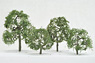 92052 JTT Miniature Tree, Juglans Regia (4pcs/Darkgreen) (Model Train)
