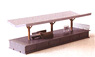 1/80(HO) HO Scale Size Modern Platform (Island Platform, w/roof) for KATO Unitrack (Unassembled Kit) (Model Train)