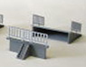 1/80(HO) HO Scale Size The stairs & slope in platform for Island Platform Shinohara Track (Unassembled Kit) (Model Train)