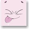 Dragon Ball Kai Majin Buu Face T-Shirts Light Pink M (Anime Toy)