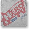 TIGER ＆ BUNNY HERO TV Tシャツ HEATHER GRAY XL (キャラクターグッズ)