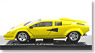 Lamborghini Countach LP400S (Yellow) (Diecast Car)