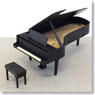 [Miniatuart] Miniatuart Petit Grand piano (Unassembled Kit) (Railway Related Items)