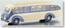 MB LO3500 バス (ブルー/アイボリー) (ミニカー)