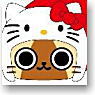 Airou x Hello Kitty Roll Cushion Airou (Anime Toy)