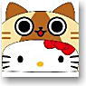 Airou x Hello Kitty Face Tissue Case Kitty (Anime Toy)