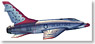F-100D Super Sabre `Thunder Birds` (Plastic model)