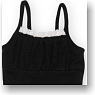 50cm Shirring Camisole (Black) (Fashion Doll)