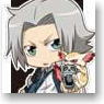 [Reborn!] Button Charm Strap [Gokudera & New Vongole Ring of Storm] (Anime Toy)