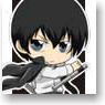 [Reborn!] Button Charm Strap [Hibari & New Vongole Ring of Cloud] (Anime Toy)
