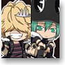 [Reborn!] Button Charm Strap 10 Years After Varia [Belphegor & Fran] (Anime Toy)