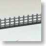 HO Scale Size Railway Fence Concrete Style (Unassembled Kit) (Model Train)