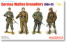 German Waffen Grenadiers 1944-45 (4 Figures Set) (Plastic model)