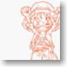 Print Guard Sensai Smart Phone One Piece New World 01 Luffy (Anime Toy)