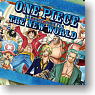 One Piece Color Print Bath Mat (New World) Blue (Anime Toy)