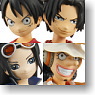 Half Age Characters One Piece 8 pieces (PVC Figure)