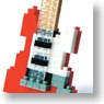 nanoblock Electric Guitar (Red) (Block Toy)