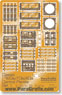 [1/32-1/35] Control panel Detail Up Photo-Etched Parts Set for 1960s,70s,80s Classic vehicle (Plastic model)