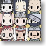 D4 Naruto Rubber Key Ring Collection Vol.1 10 pieces (Anime Toy)