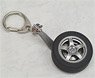 Nissan Skyline GT-R (R32) Wheel Key Chain (w/GT-R Emblem) (Diecast Car)