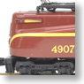 GG1 PRR Tuscan Red `Solid Stripe` (タスカンレッド/黄帯) (No.4907) ★外国形モデル (鉄道模型)