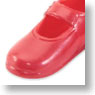 Soft Vinyl Strap Shoes II (Red) (Fashion Doll)