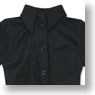 50cm 半袖Yシャツ (ブラック) (ドール)