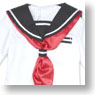 50cm Sailor Suit Set (White & Navy) (Fashion Doll)