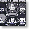 ONE PIECE x PANSON Monokuro Chara Flag Mugiwara Pirates (Anime Toy)