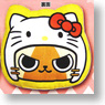 Airou x Hello Kitty Diecut Cushion Angry Face (Anime Toy)