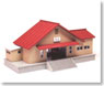 *HO Scale Size Suburban Station Building (Unassembled Kit) (Model Train)